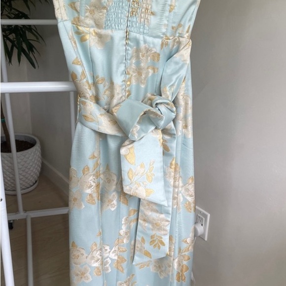 V. Chapman June gown in Ballard blue Baroque Floral size 4 - Picture 7 of 8